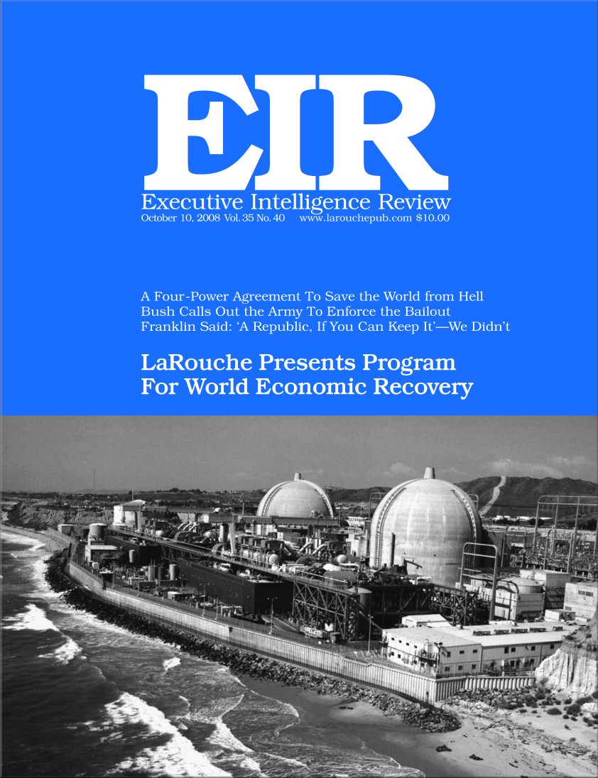 Current EIR Cover...Click to view the entire issue as a PDF file. (Subscription required)
