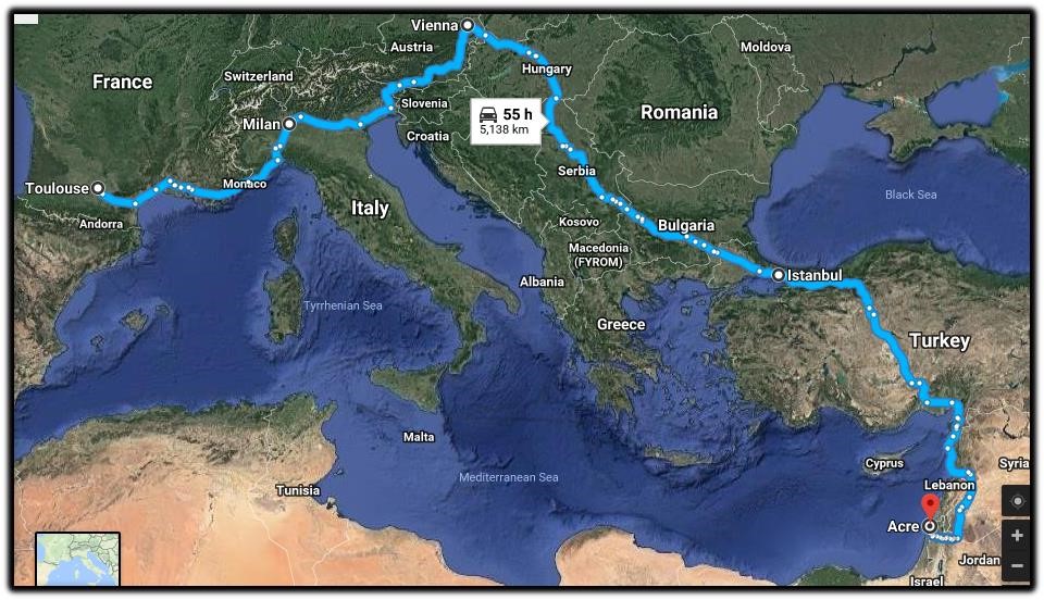 Acre to Toulouse map.jpg