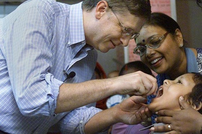 Bill playing doctor
