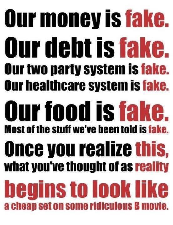 everything is fake