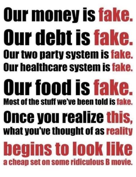 everything is fake