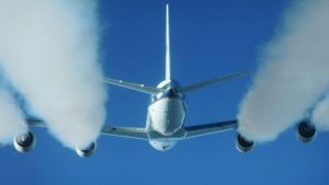 airplane chemtrail