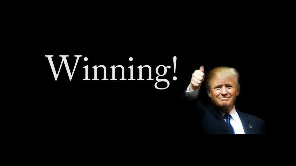 trump winning