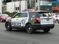 las vegas police car