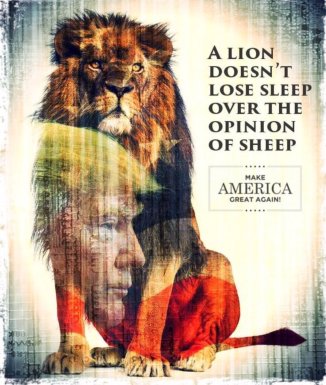 Trump lion