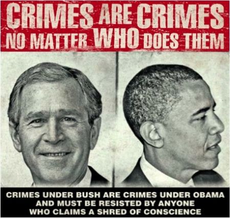 War Crimes Bush Obama