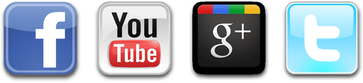 facebook google twitter youtube