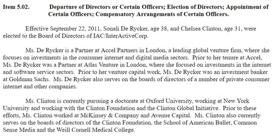 diller-chelsea-clinton-appointment