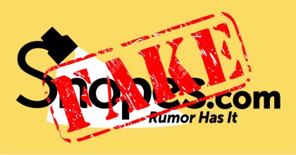 Snopes Fake