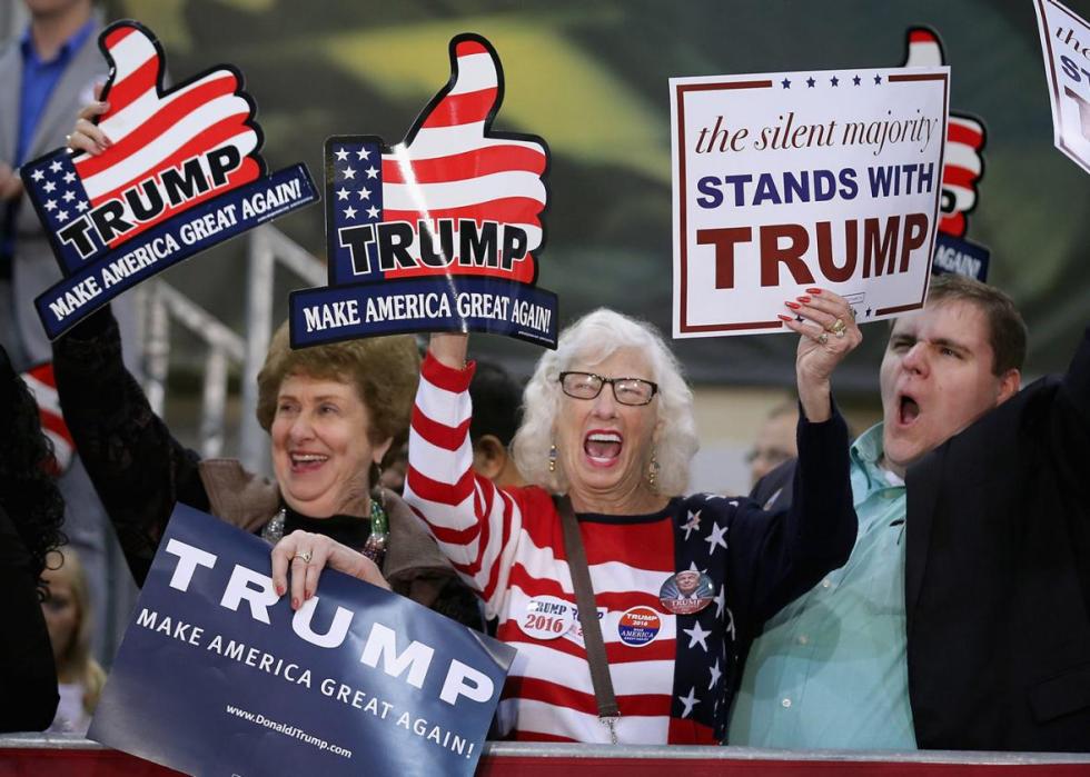Trump fans