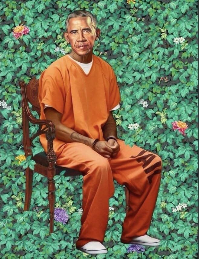 Obama in orange