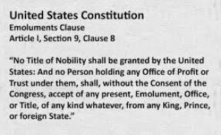 Emoluments Clause