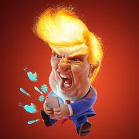 Trump on fire