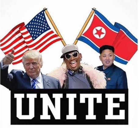 Trump Rodman Kim