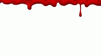 blood dripping
