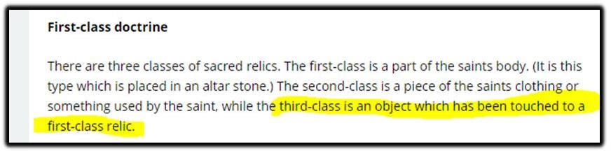 first class doctrine