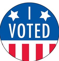 I voted