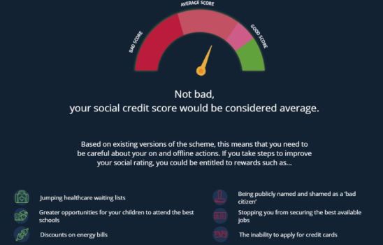 Social credit score