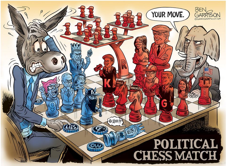 Garrison polictical chess match