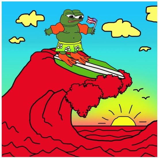 Pepe rides red wave