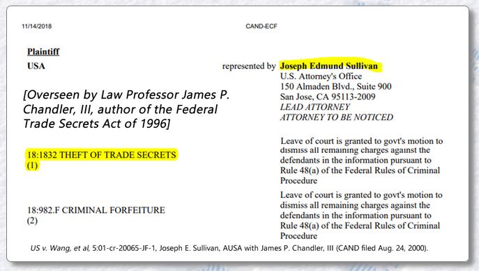 theft of trade secrets sullivan