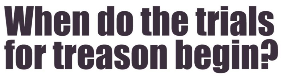 trials for treason