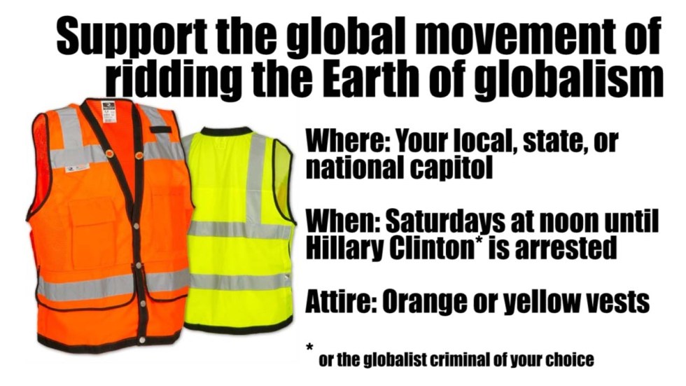 Orange and yellow vest movement