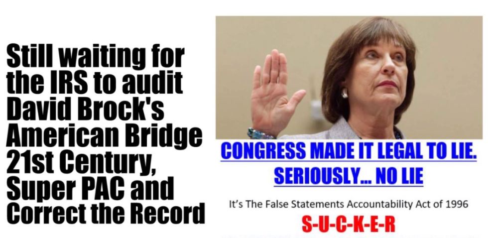 lois lerner david brock