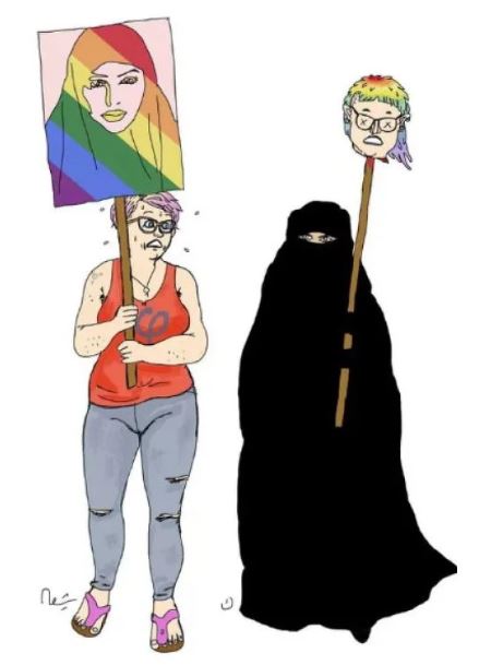burka head