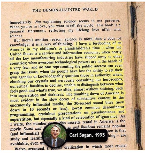 carl sagan book