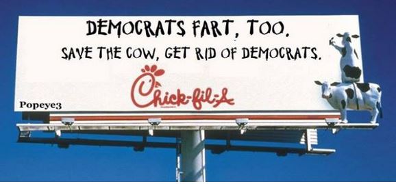 cow bill board