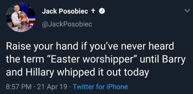 easter worshipper