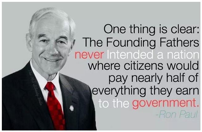 income tax ron paul