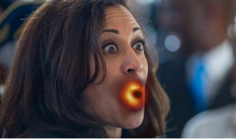 kamala harris black hole