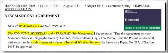 marconi agreement