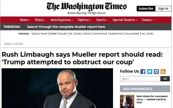 rush limbaugh