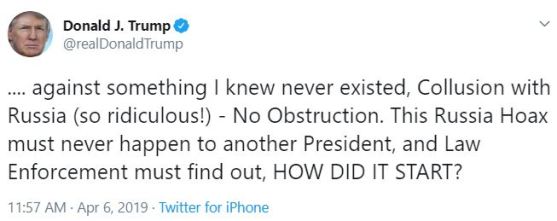 trump tweet how did it start