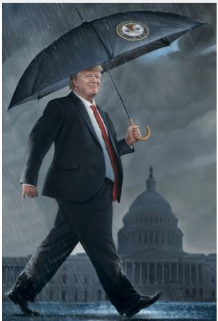 trump umbrella