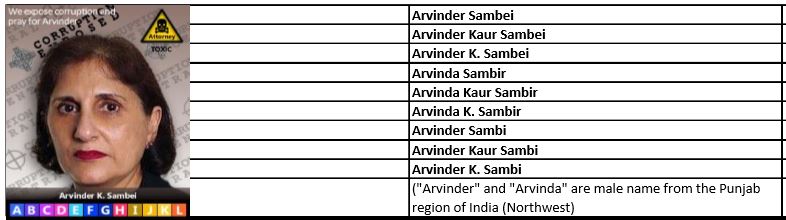 arvinder sambei timeline