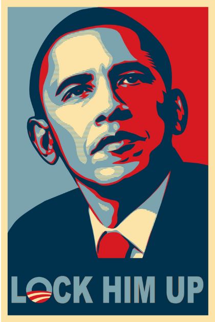 obama lock up