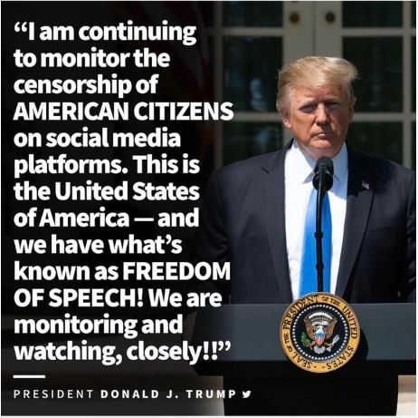 trump social media