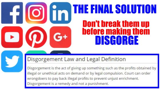 Disgorge social media