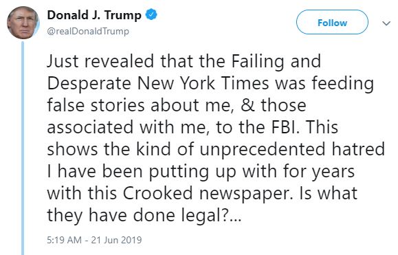failing nyt trump