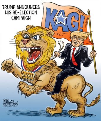 trump lion kag maga 2020