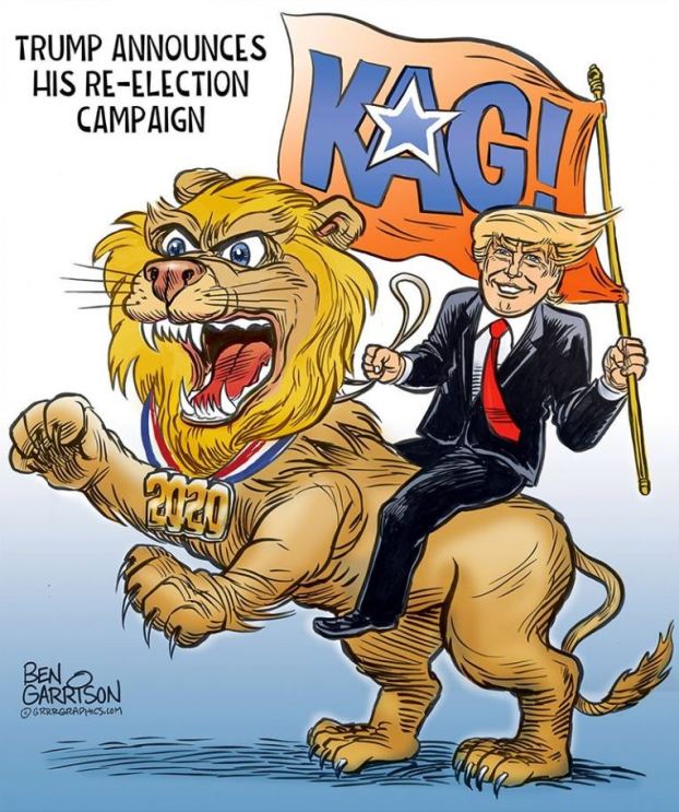 trump lion kag maga 2020