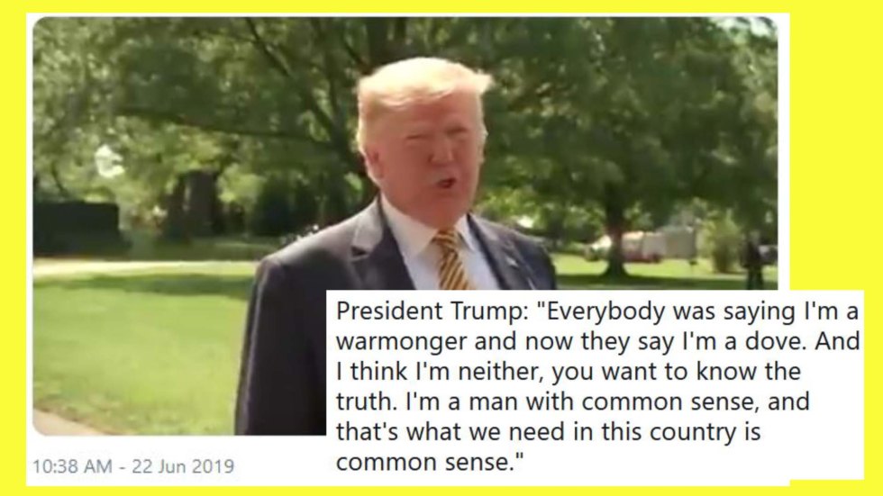 trump on wh lawn quote