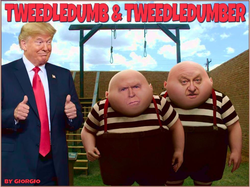 tweedeledee tweedledumber trump giorgio