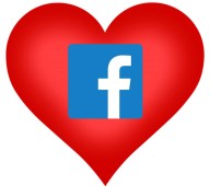 facebook heart love
