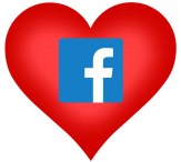 facebook heart love