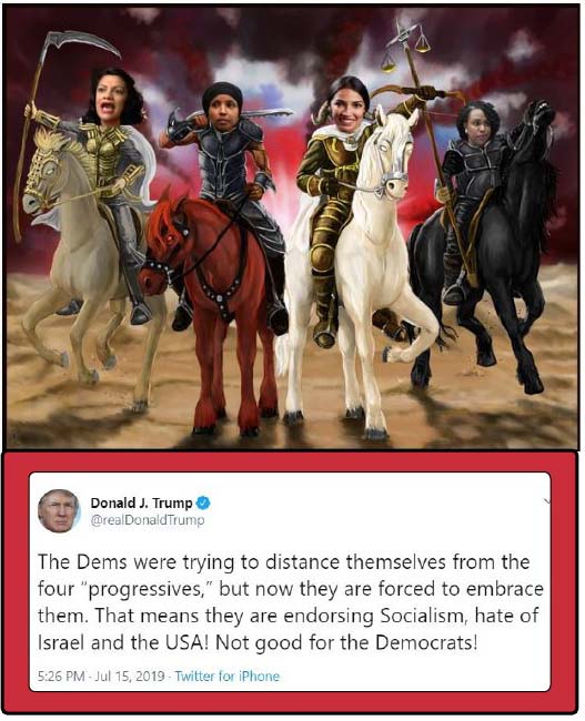 Four horsewomen tweet